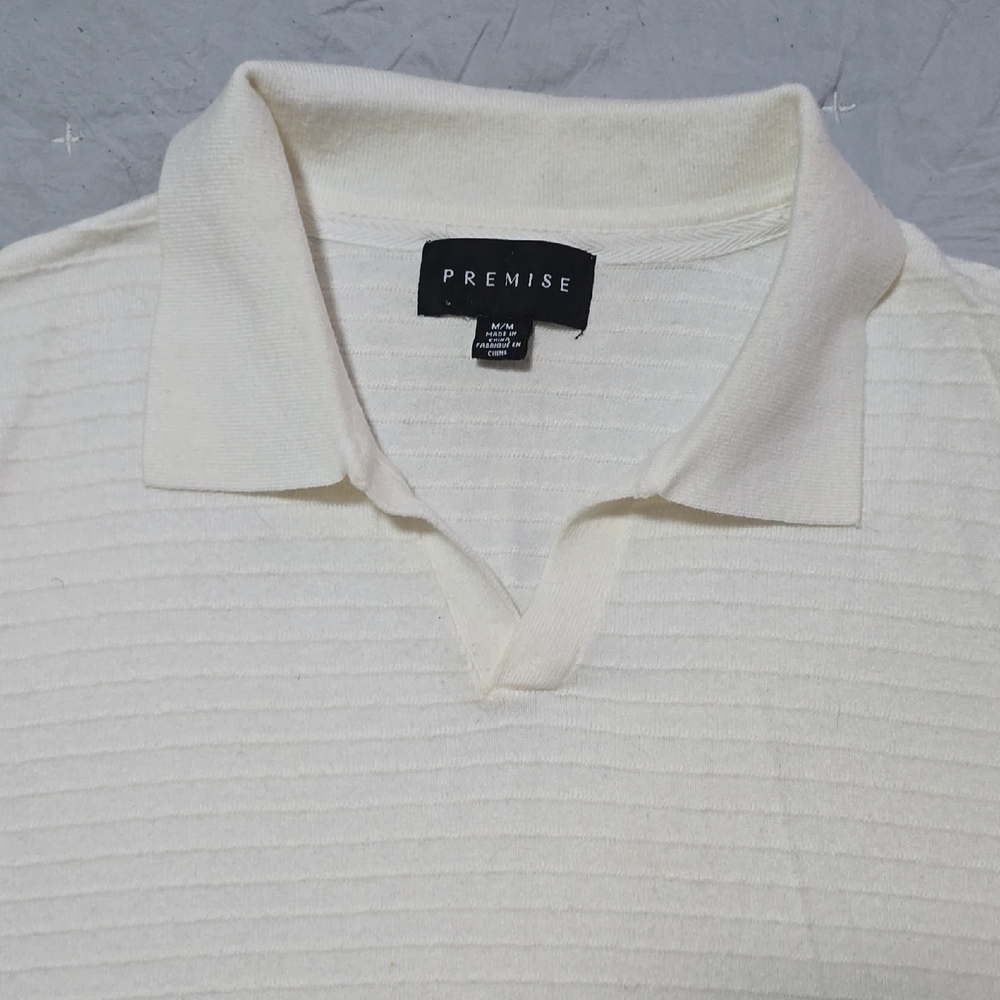 Premise Men's Ivory Polo Shirt